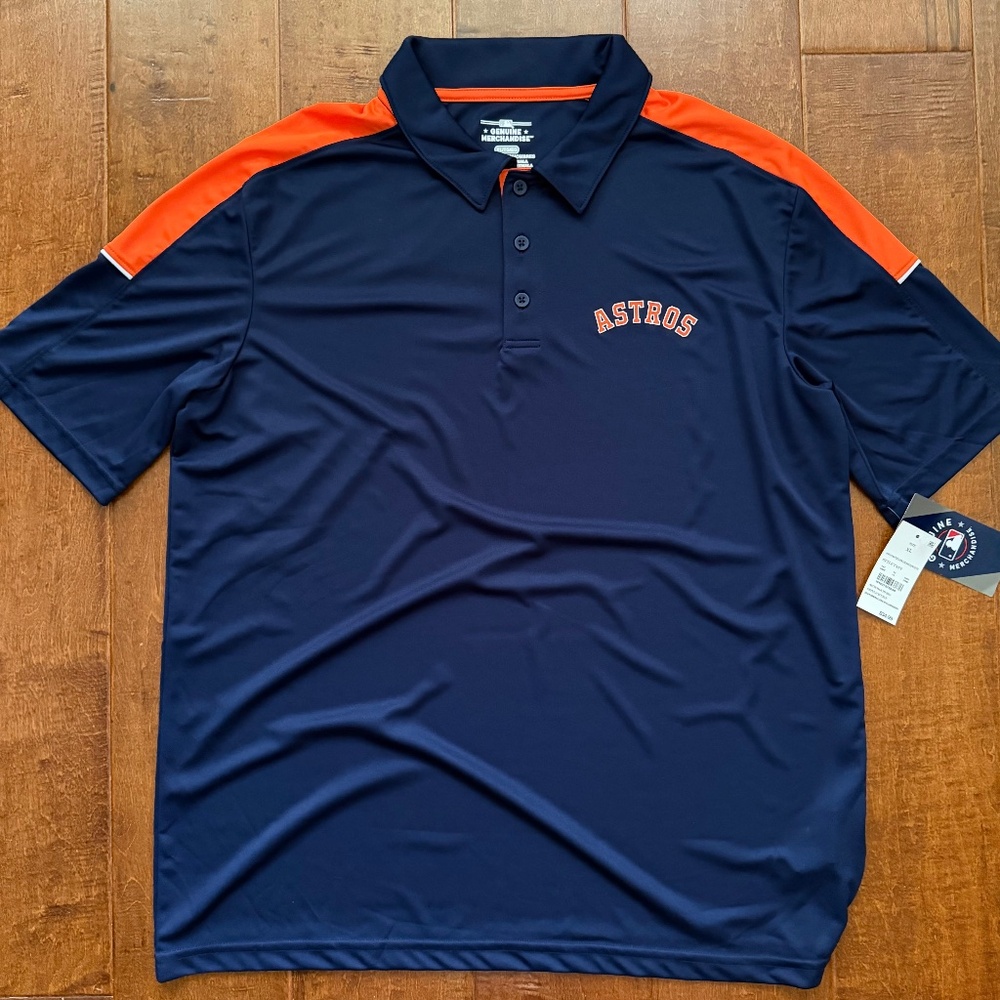 Houston Astros MLB 2023 Performance Polo Men's Size XL